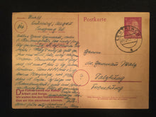 Load image into Gallery viewer, WWII Nazi Germany 1944 Used Historical Postcard - Collectors Couch