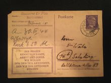 Load image into Gallery viewer, WWII Nazi Germany 1944 Used Historical Postcard