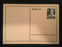 Load image into Gallery viewer, WWII Nazi Germany 1944 unused Historical Postcard with SWASTIKA