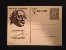 Load image into Gallery viewer, WWII Nazi Germany 1944 Used Historical Postcard FRIEDRICH DER GROSSE - Collectors Couch