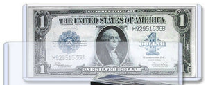 100 New Large Bill Top loader Currency Rigid Dollar Holder Storage QTY 100