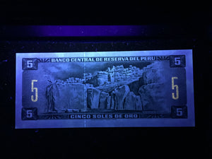 PERU 5 Soles 1974 Banknote World Paper Money UNC Currency Bill Note