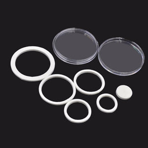 20 Air Tight Coin Capsule Holders with Adjustable Rings For Coins 20mm - 40mm