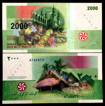 Load image into Gallery viewer, Comoros 2000 Francs 2005 P-17 Banknote World Paper Money UNC Currency Bill Note