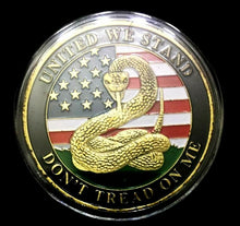 Load image into Gallery viewer, Don&#39;t Tread on Me - Liberty Bell  ✯✯ United We Stand Challenge Coin ✯✯