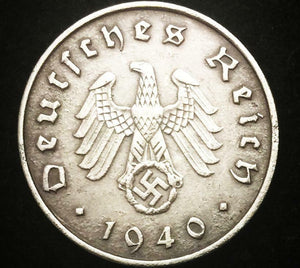 Authentic Rare German 10  Reichspfennig Coin Hold a Piece of World War 2 History