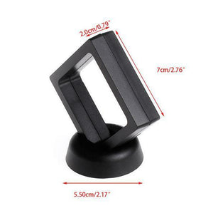 Floating Magic 3D Frame - Hold Coin or Any Other Similar Item - Black Frame - Collectors Couch