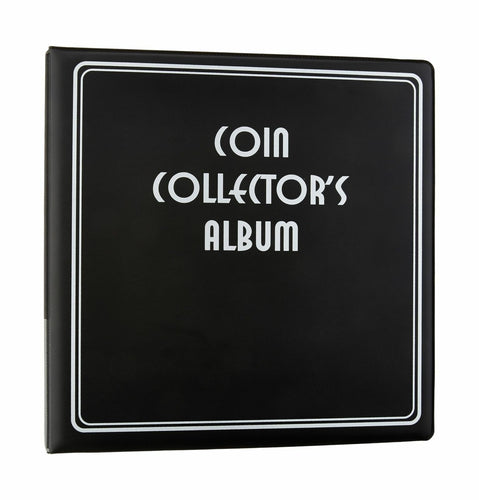 BCW 1-ALB3C-CN-BLK 3 In. Album-Coin Collectors-Black
