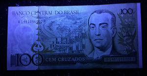 Brazil 1000,500,100, 50 Cruzeiros Banknote World Paper Money UNC Currency Bill - Collectors Couch