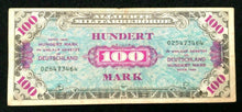 Load image into Gallery viewer, 1944 WWII Germany Allied Occupation Military Currency 100 Mark Banknote - S025 - Collectors Couch