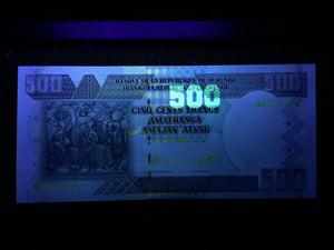 Burundi 500 Francs 2003 Banknote World Paper Money UNC Currency Bill Note - Collectors Couch