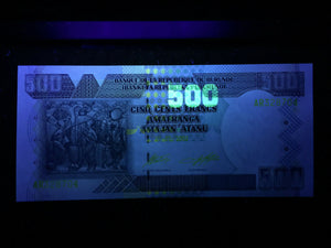 Burundi 500 Francs 2003 Banknote World Paper Money UNC Currency Bill Note