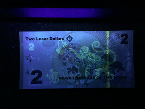 Australia 2 Lunar Dollars Silver Reserve 2016 World Paper Money UNC Currency