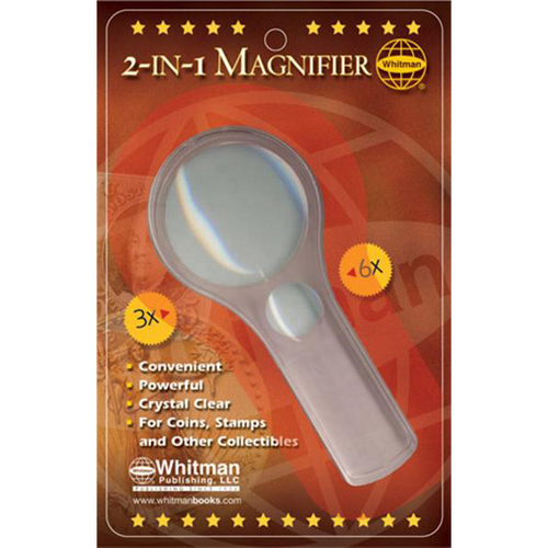 Whitman 2-IN-1 Magnifier 3X/6X - Explore a Different View