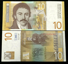 Load image into Gallery viewer, Yugoslavia 10 Dinara Year 2000 Banknote World Paper Money UNC Currency Bill - Collectors Couch