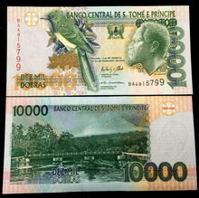 Load image into Gallery viewer, SAINT THOMAS - 10000 Dobras 2013 Banknote World Paper Money UNC Currency Bill