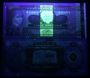 Haiti 20 Gourdes 2001 Banknote World Paper Money UNC Currency Bill Note - Collectors Couch