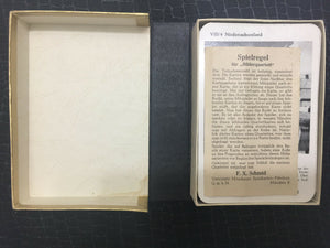 Authentic Antique Very Rare Old German Complete Card Set of 36 Cards in Box - Collectors Couch