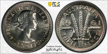 Load image into Gallery viewer, 1961 Australia 3 Pence PCGS PR66