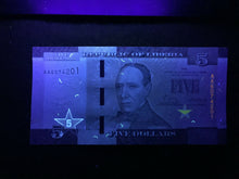 Load image into Gallery viewer, Liberia 5 Dollars 2016 Banknote World Paper Money UNC Currency Bill Note - Collectors Couch