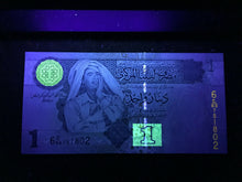 Load image into Gallery viewer, Libya 1 Dinar 2009 Gaddafi Banknote World Paper Money UNC Currency Bill Note