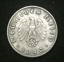 Load image into Gallery viewer, Authentic WW2 Rare German Coin and Stamps WORLD WAR 2 Authentic Artifacts