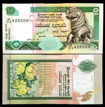 Load image into Gallery viewer, Sri Lanka 10 Rupees 2005 Banknote World Paper Money UNC Currency Bill Note