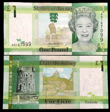 Load image into Gallery viewer, Jersey 1 Pound 2010 Banknote World Paper Money UNC Currency Bill Note