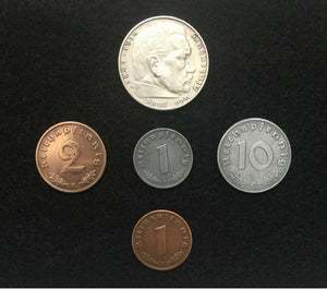 Rare WW2 German Coins Set Big Eagle SILVER Coin with Secure Display Case - Collectors Couch
