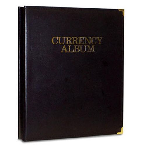 Leatherette Deluxe Banknote Album Small Currency 96 Notes & A Bonus Vietnam Bill