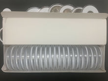 Load image into Gallery viewer, 20 Air Tight Coin Capsule Holders with Adjustable Rings For Coins 20mm - 40mm - Collectors Couch