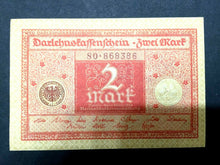 Load image into Gallery viewer, Germany 10 Two Mark 1920 Bill - Uncirculated - Consecutive Numbers