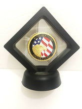 Load image into Gallery viewer, World Trade Center,Gold Plated Coin,September 11,Memory Token 9/11 &amp; Frame - Blk