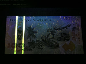 Papua New Guinea 100 Kina 2008 Polymer Commemora Banknote World Paper Money UNC