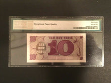 Load image into Gallery viewer, Great Britain Armed Forced 10 Pence Banknote World Paper Money PMG 68 EPQ Superb - Collectors Couch