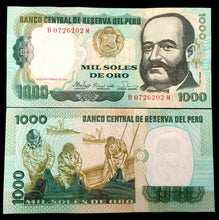 Load image into Gallery viewer, PERU 1000 SOLES 1981 Banknote World Paper Money UNC Currency Bill Note