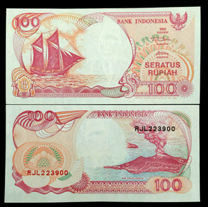 Indonesia 100 Rupiah Banknote World Paper Money UNC Currency Bill Note