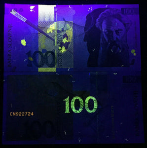 Slovenia 100 Tolarjev 2003 Banknote World Paper Money UNC Currency Bill
