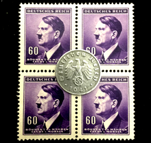 Load image into Gallery viewer, Rare WW2 German 1 Reichspfennig &amp; Unused Stamps Authentic WW2 Artifacts