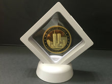 Load image into Gallery viewer, World Trade Center,Gold Plated Coin,September 11,Memory Token 9/11 &amp; Frame