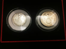 Load image into Gallery viewer, German WW2 Rare Old 2 and 5 Reichsmark  SILVER Coins with EAGLE - Collectors Couch