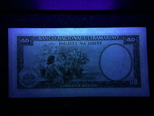 Load image into Gallery viewer, Portuguese Guinea 50 Escudos 1971 Banknote World Paper Money UNC Currency - Collectors Couch