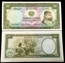 Load image into Gallery viewer, Portuguese Guinea 50 Escudos 1971 Banknote World Paper Money UNC Currency
