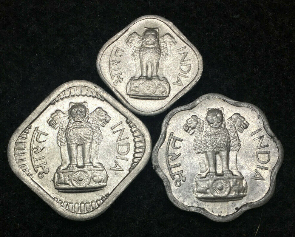 India - 1, 2, 5 PAISA 1967 Coin Set - Collectors Coins & Educational Gift - Collectors Couch