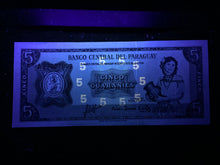 Load image into Gallery viewer, Paraguay 5 Guaranies 1952 Banknote World Paper Money UNC Currency Bill
