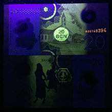 Load image into Gallery viewer, Nicaragua 20 Cordobas 2015 Polymer Banknote World Paper Money UNC Currency - Collectors Couch