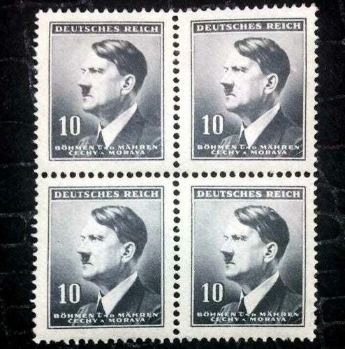 Rare Old Antique Authentic WWII Unused Hitler Stamp Collection Lot 10pf - Collectors Couch