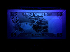 Zambia 5 Kwacha 1986 - 1988 Banknote World Paper Money UNC Currency Bill Note