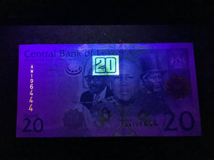 Lesotho 20 Maloti 2013 Banknote World Paper Money UNC Currency Bill Note