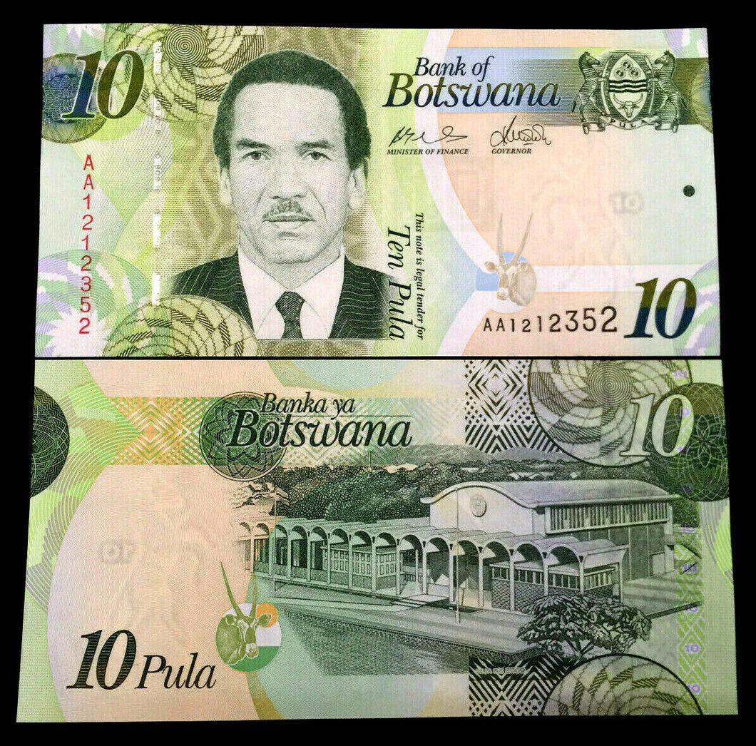 Botswana 10 Pula 2020 Banknote World Paper Money UNC Currency Bill Note